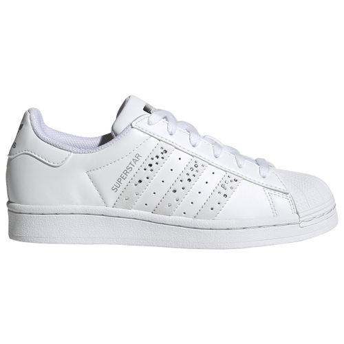 

Girls adidas Originals adidas Originals Superstar Casual Sneakers - Girls' Grade School Shoe White/Crystals Size 06.5