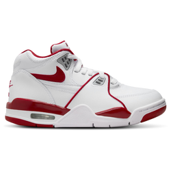 Boys' Grade School - Nike Air Flight 89 - Varsity Red/Wolf Grey/White