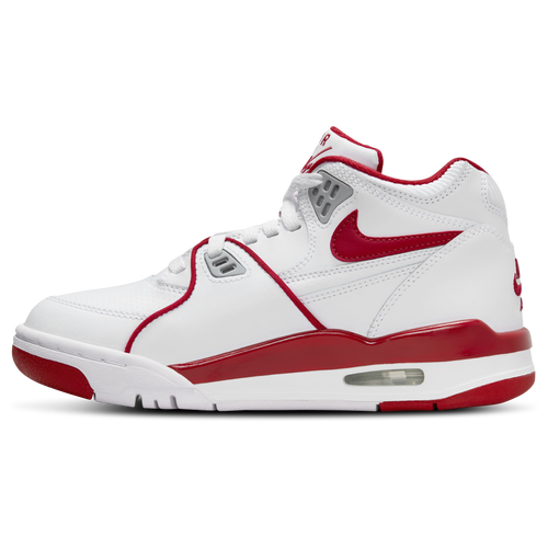 Nike Air Flight 89 White Red shops Grey Basketball Shoes