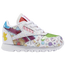Reebok Candy Land Classic Leather - Boys' Toddler White/Aubergine/Super Green