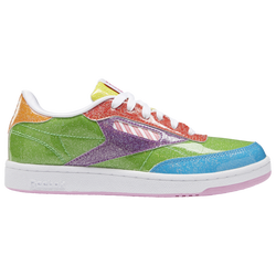Girls' Grade School - Reebok Candy Land Club C - Super Green/Instinct Red/Ultimate Yellow