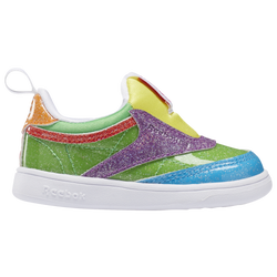 Boys' Toddler - Reebok Candy Land Club C - Super Green/Instinct Red/Ultimate Yellow