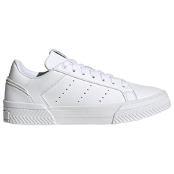 Women's - adidas Originals Court Tourino Bold Casual Sneakers - White/Silver