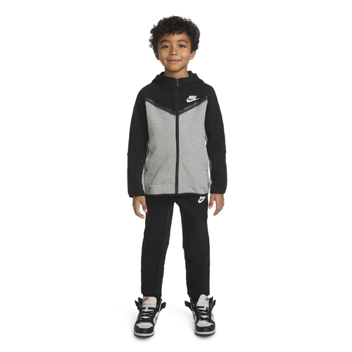 BOYS - Nike Tech Fleece Set - Grey/Black
