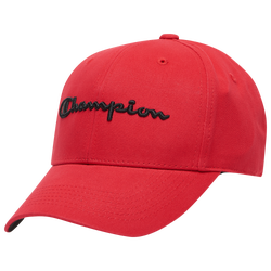 Adult - Champion Classic Twill Script Hat - Scarlet/Black