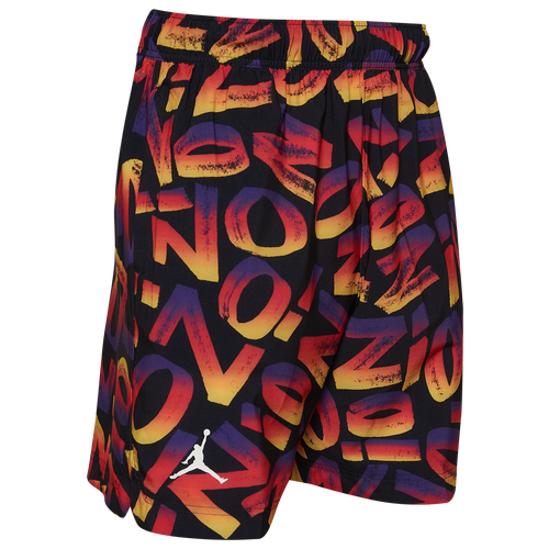 

Jordan Mens Jordan Zion Dri-FIT Performance AOP Woven Shorts - Mens Black/Red/Pink Size XL