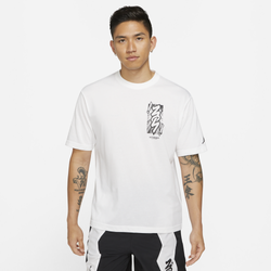 Men's - Jordan Zion Dri-Fit T-Shirt - White/Black