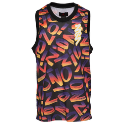 Men's - Jordan Zion Dri-Fit AOP Jersey Tank - Black/Red/Pink