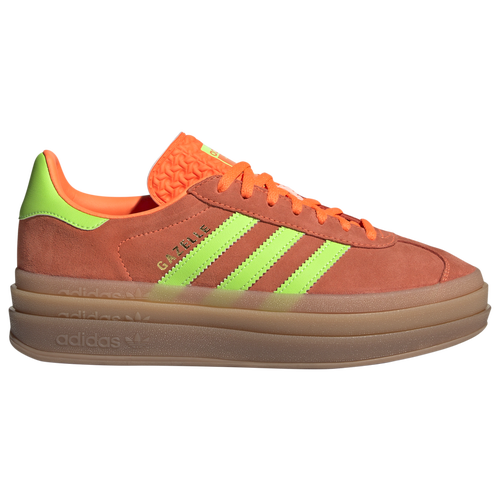 

adidas Originals Womens adidas Originals Gazelle Bold - Womens Tennis Shoes Solar Orange/Solar Green/Gum M2 Size 6.0