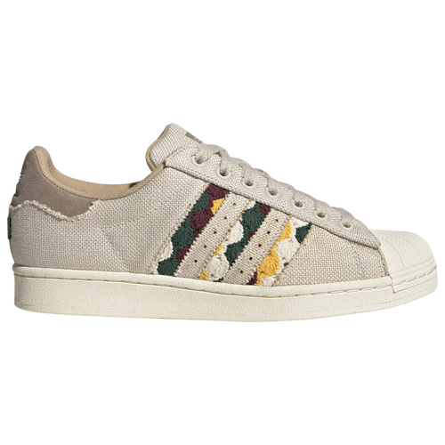 

adidas Originals Mens adidas Originals Superstar Casual Sneaker - Mens Basketball Shoes Clear Brown/Magic Beige/Cream White Size 10.5