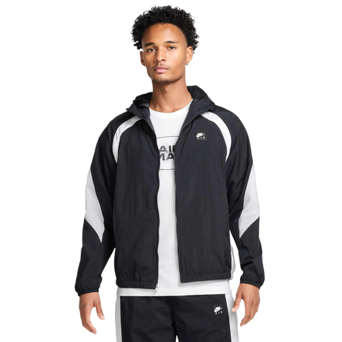 Nike Mens  Air Woven Jacket In Black/white