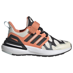 Boys' Grade School - adidas Rapidasport Bounce Elastic Laced - Semi Coral/Cloud White/Core Black