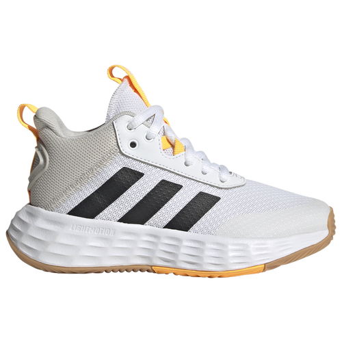 

adidas Boys adidas Own The Game 2.0 - Boys' Grade School Basketball Shoes Ftwr White/Core Black/Solar Gold Size 5.5