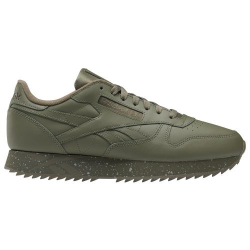 Reebok Unisex Classic Leather Ripple Shoes In Green