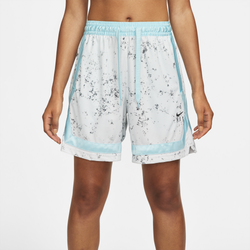 Women's - Nike Fly AOP Crossover Shorts - Lt Blue/Gray