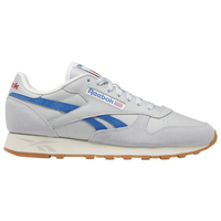 Reebok Classic CL LEATHER MU Grey / Blue - Fast delivery