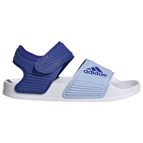 

adidas Boys adidas Adilette Sandals - Boys' Preschool Shoes Lucid Blue/Blue Dawn/Bright Red Size 01.0