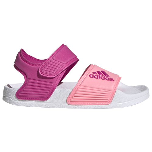 

adidas Girls adidas Adilette Sandals - Girls' Preschool Shoes Lucid Fuchsia/Beam Pink/Pulse Mint Size 11.0