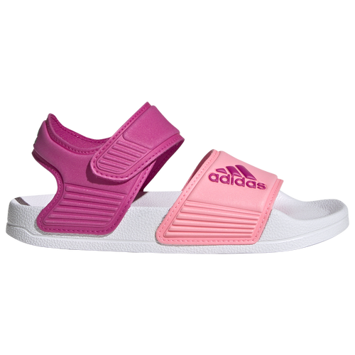 

adidas Girls adidas Adilette Sandals - Girls' Preschool Shoes Lucid Fuchsia/Beam Pink/Pulse Mint Size 13.0