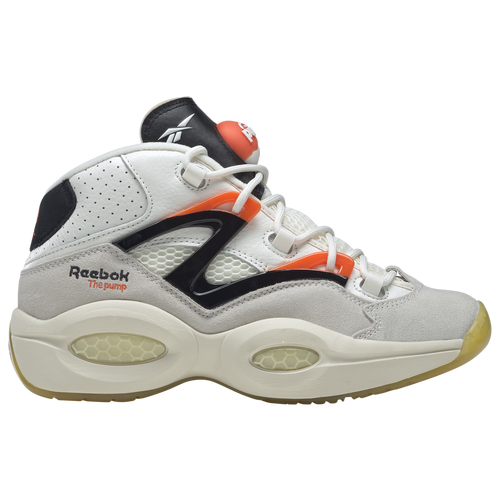 

Reebok Mens Allen Iverson Reebok Question Pump - Mens Basketball Shoes Orange/White/Black Size 08.0