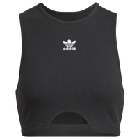 Black/White- Ador W Ribbed Tnk-bk/wh