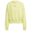 adidas Originals Essential Fleece Crew - Women's Yellow/White