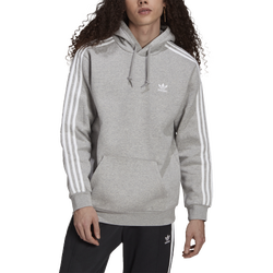 Men's - adidas Originals 3 Stripes Hoodie - Gray