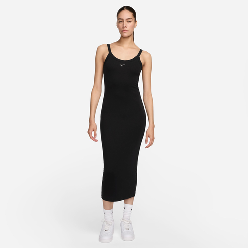 Nike NSW Chill Knit Rib Tank Dress - Nike Black