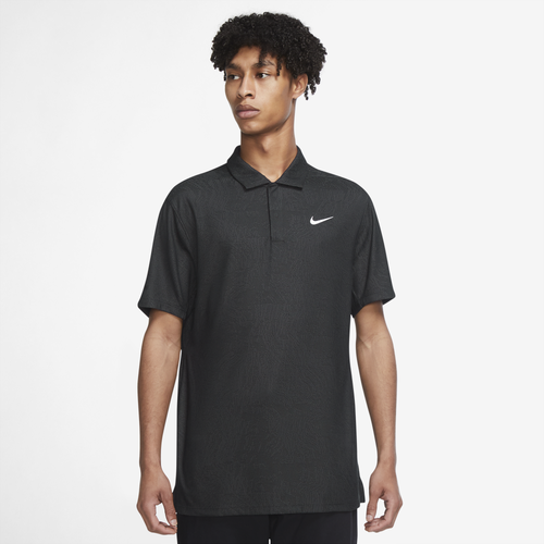 

Nike Mens Nike TW Jacquard Polo - Mens Dark Smoke Grey/Black/White Size XL