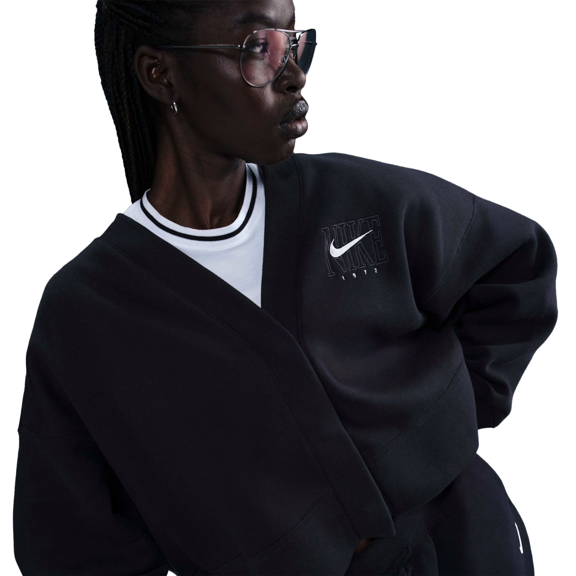 Nike NSW Phoenix Fleece OOS Graphic Cardigan | Foot Locker