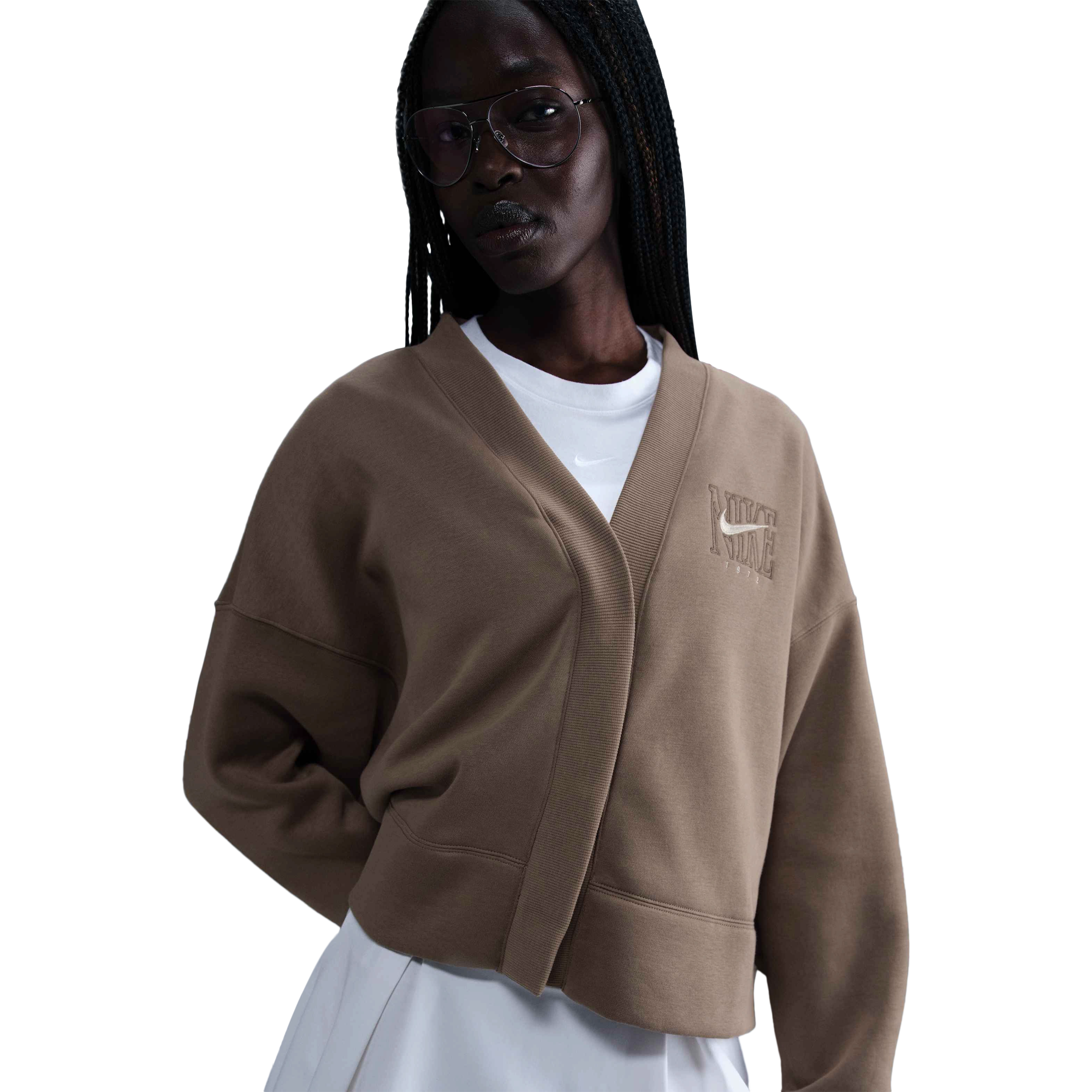 ナイキ Nike 【 Nsw Phoenix Fleece Oos Graphic Cardigan Women's 】 レディース Nike NSW Phoenix Fleece OOS Graphic Cardigan | Foot Locker