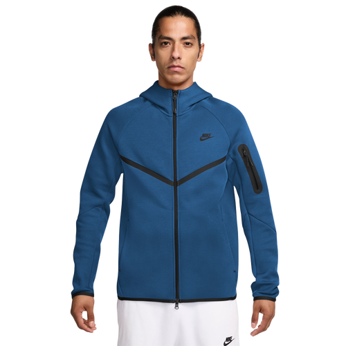 Nike Tech Fleece Full-Zip Windrunner Hoodie - Nike Blue/Black