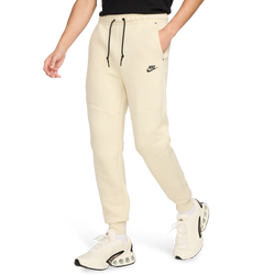 Men's - Nike Tech Fleece Joggers - Beige/Black
