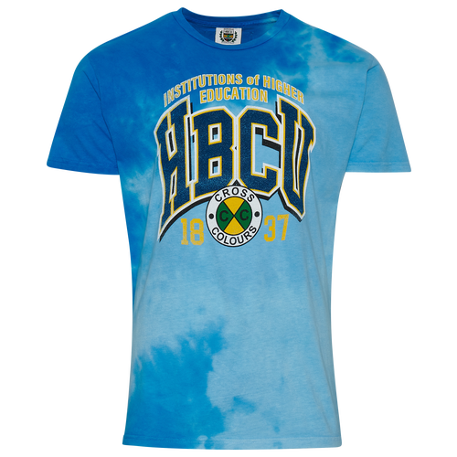 

Cross Colours Mens Cross Colours HBCU Institutions T-Shirt - Mens Blue Dye Size XL