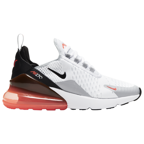 Nike Air Max 270 - Boys' Grade School Running Shoes - White / Red - DH1006-100