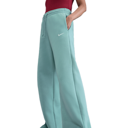 Women's - Nike Phoenix Fleece High Rise Wide Pants - Cannon/Sail