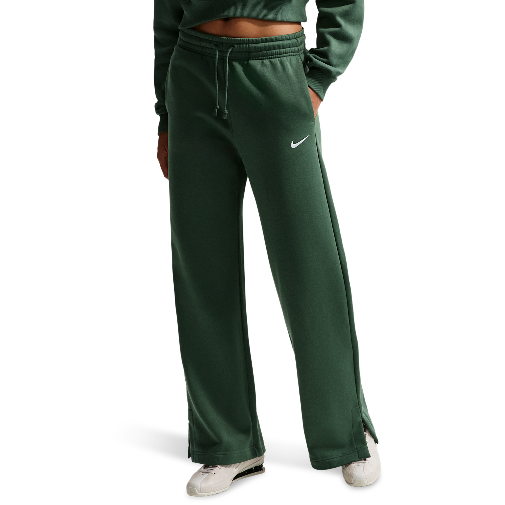 Nike Phoenix Fleece High Rise Wide Pants - Women's | Foot Locker