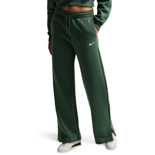 Nike Phoenix Fleece High Rise Wide Pants - Nike Fir/Sail