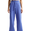 Nike Phoenix Fleece High Rise Wide Pants - Nike Sail/Lt Medium Blue