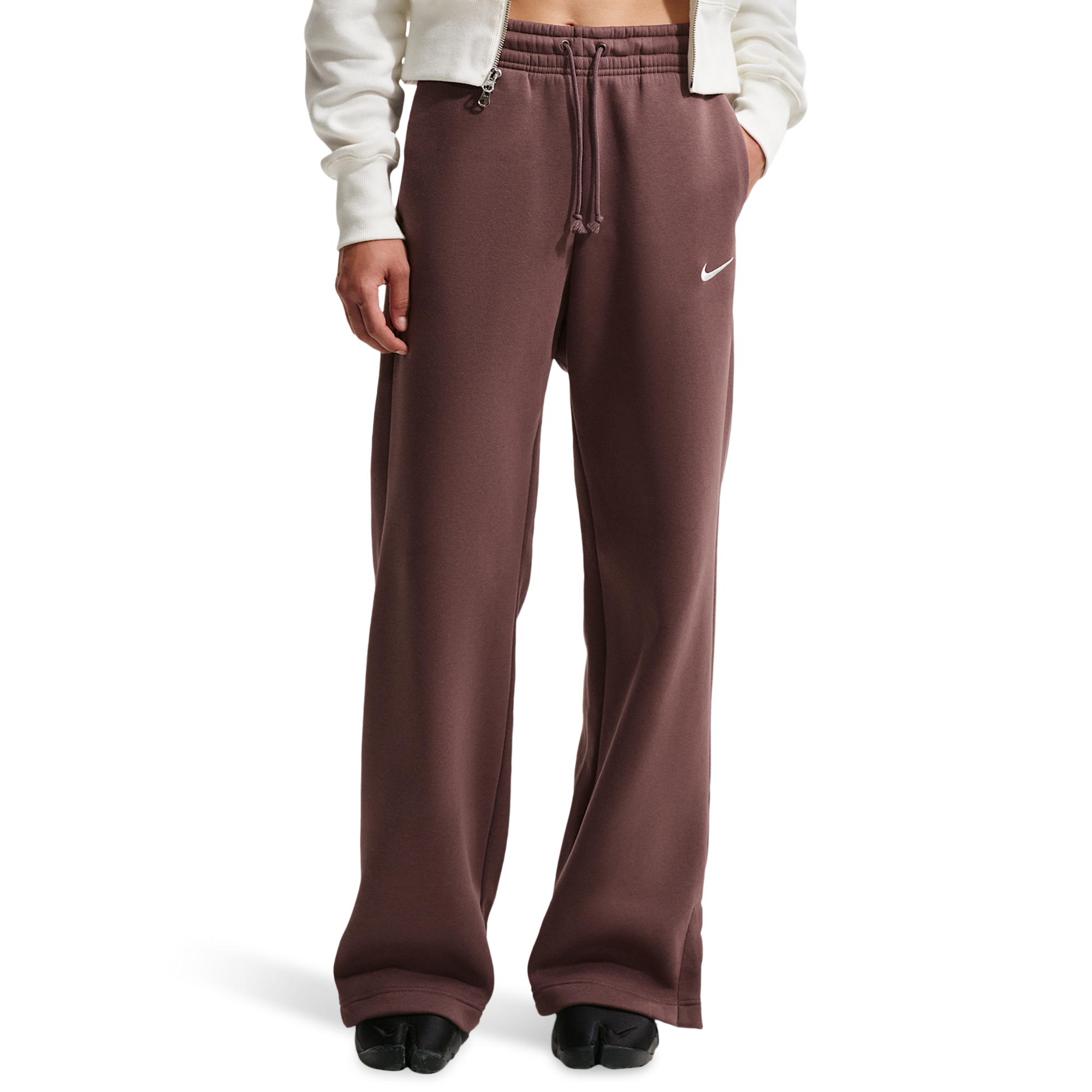 Nike Phoenix Fleece High Rise Wide Pants - Women's | Foot Locker