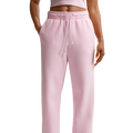 Nike Phoenix Fleece High Rise Wide Pants - Nike Sail/Pink Foam