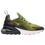 Nike Air Max 270 - Girls' Grade School Black/Orange/Green