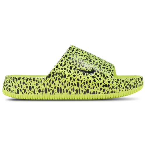 

Nike Mens Nike Calm Slides Print NS - Mens Shoes Volt/Dk Obsidian/Volt Size 10.0