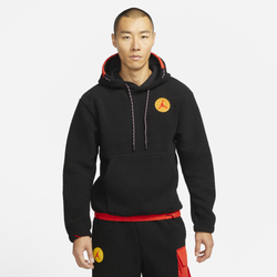 Men's - Jordan Essential Statement  Fleece Pullover - Black/Red