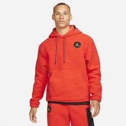 Men's - Jordan Essential Statement  Fleece Pullover - Red/Black