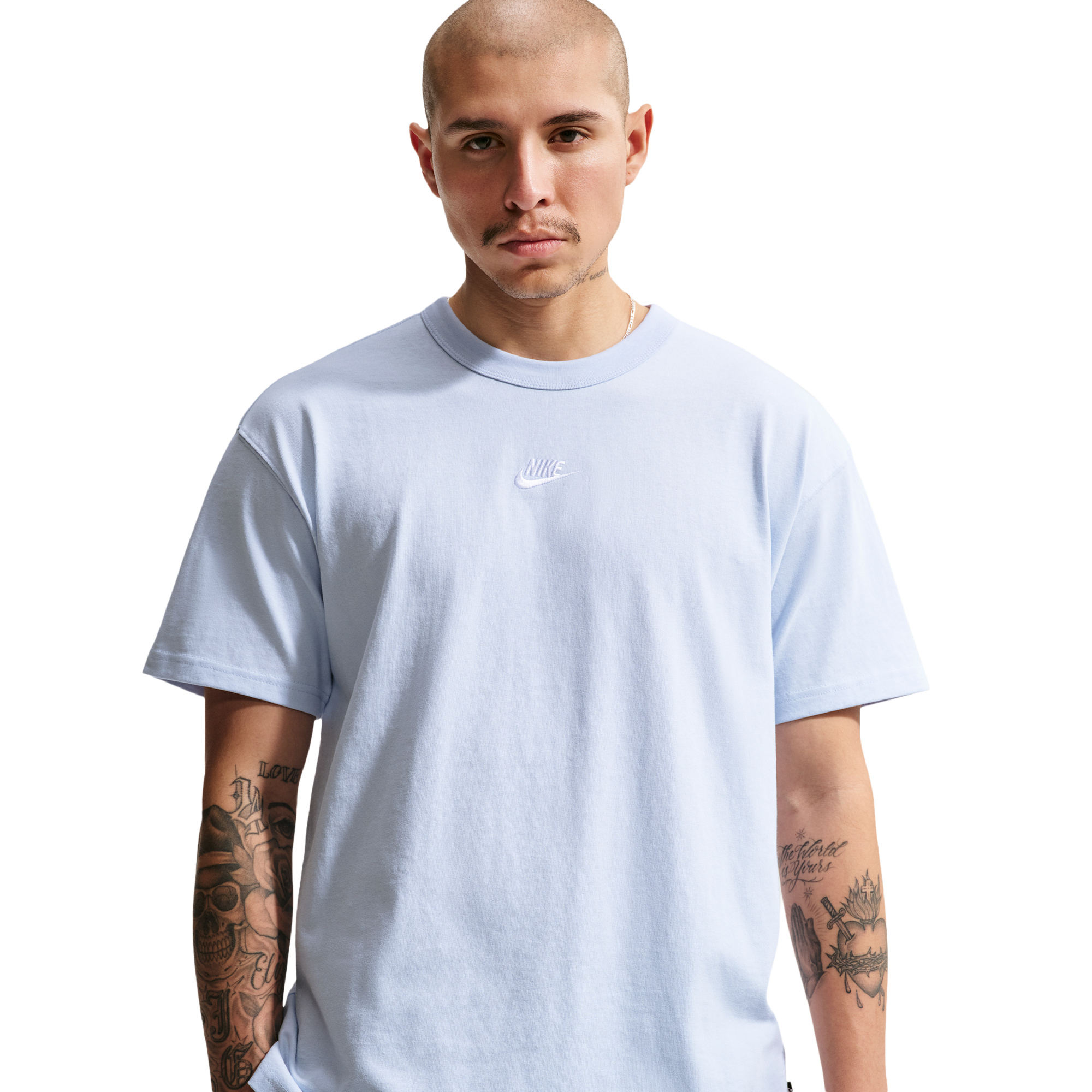 ★風車、ゴツNIKETシャツ ライトブルー HanesボディM★ Nike LSE Premium Essential T-Shirt - Men's | Foot Locker