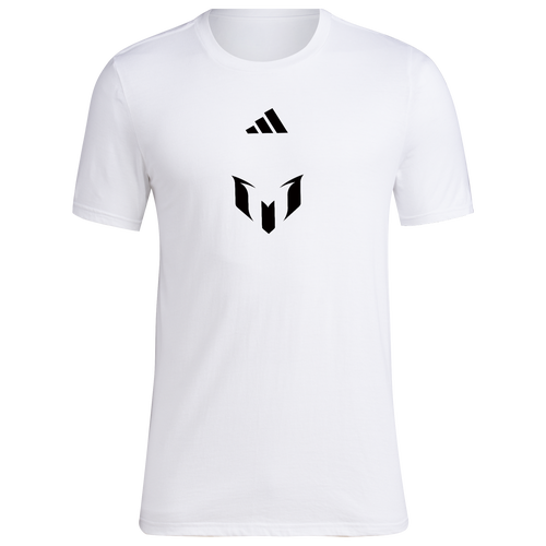 Adidas Originals Mens Inter Miami Cf Adidas Inter Miami Cf Messi Unveil T-shirt In White/black/pink