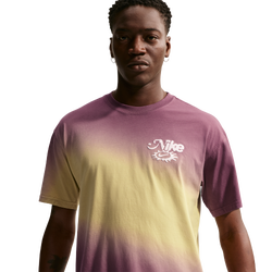Men's - Nike NSW Dunk Dip Dye Loose Tee - Tattoo/Buff Gold
