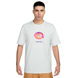 Men's - Nike NSW DN Flock Long Sleeve T-Shirt - White