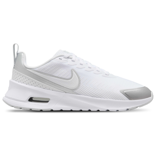 

Nike Womens Nike Air Max Nauxis - Womens Running Shoes White/White/Pure Platinum Size 10.5